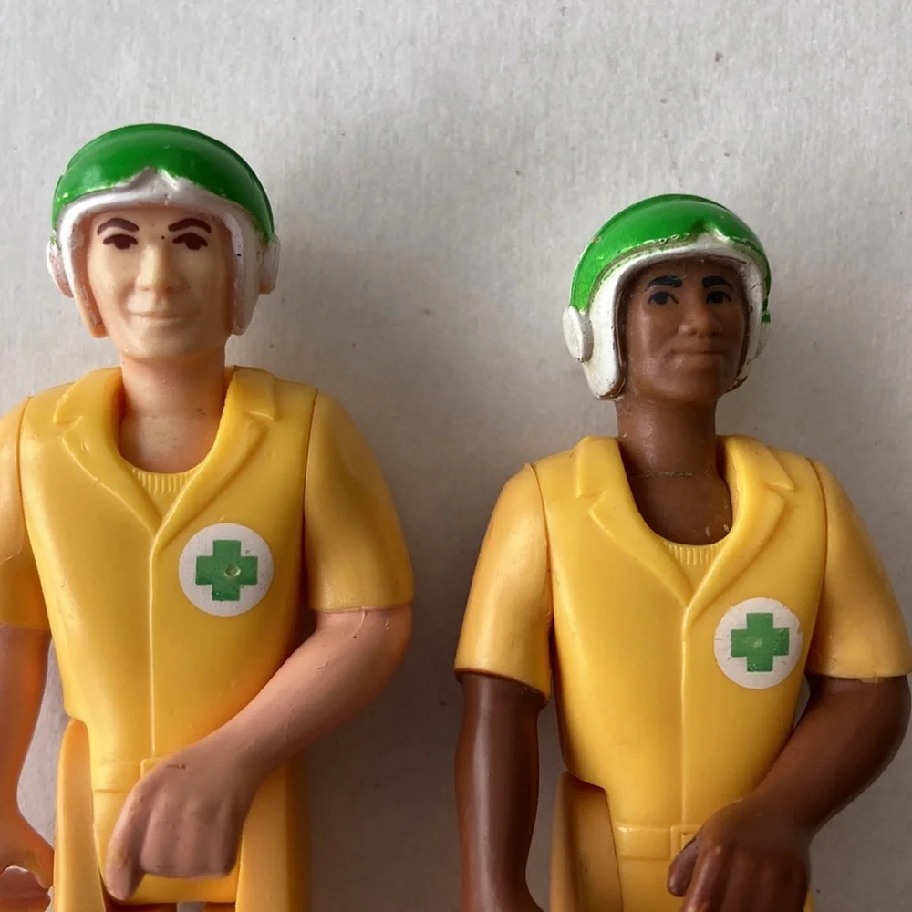 Vintage Adventure People Air and Sea Rescue Raft and Men